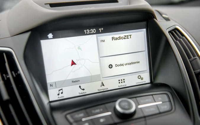 Ford Grand C-MAX cena 45900 przebieg: 120757, rok produkcji 2017 z Zagórz małe 781